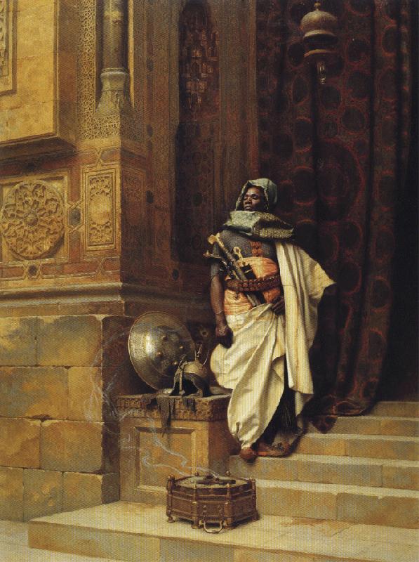 Ludwig Deutsch The Palace Guard oil painting image